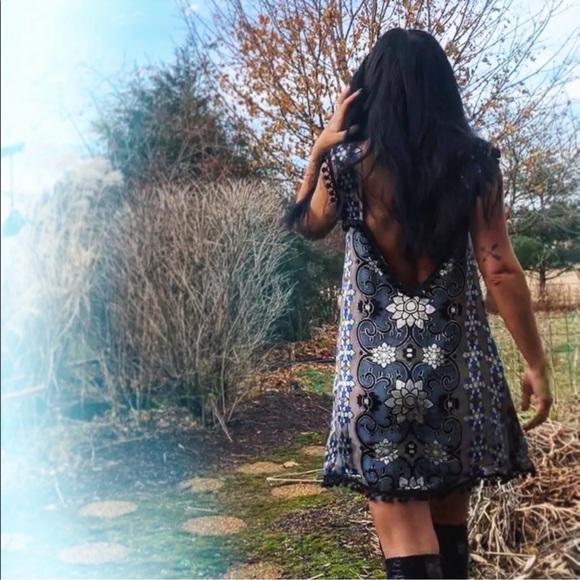 For love & lemons Juliet mini dress silk - Picture 2 of 3